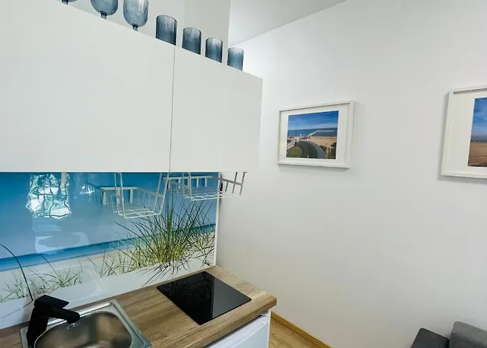 Mini Chrobrego Przy Plazy Z Loggia Apartman